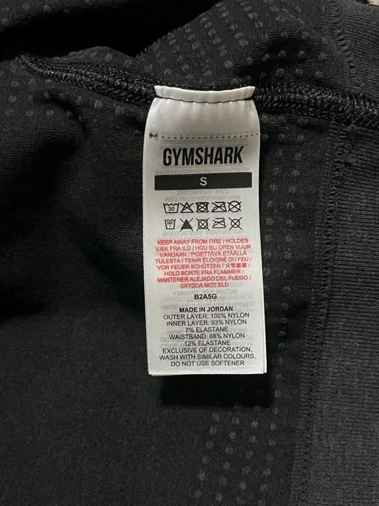 Gymshark Black High-Waist Athletic Skort Shorts - Picture 7 of 7